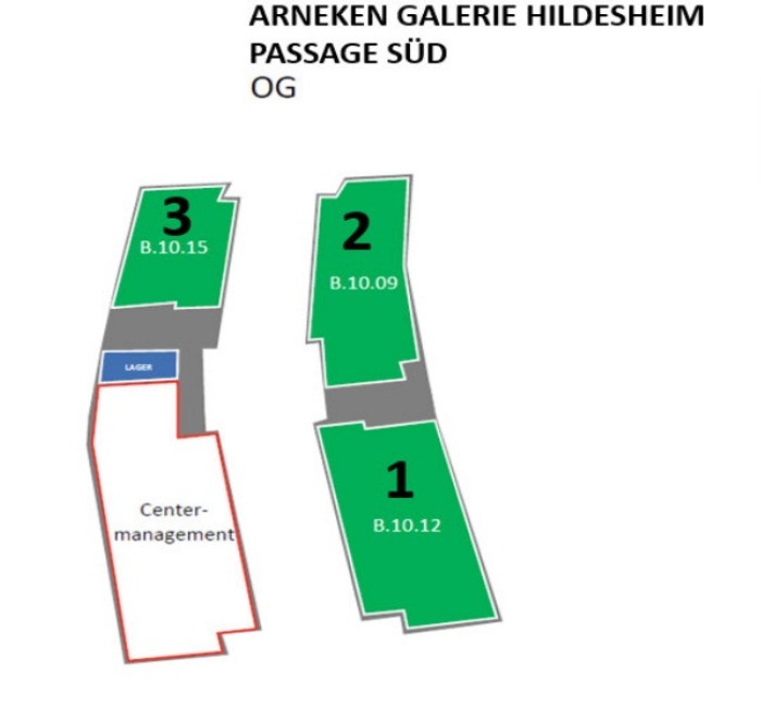 Objekt: Büroflächen und Meetingraum an der Arnekengalerie - Almstraße 9-10