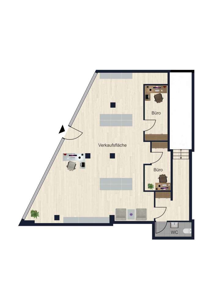 Objekt: Beste Sichtbarkeit & zentrale Lage - Einzelhandelsfläche zu vermieten