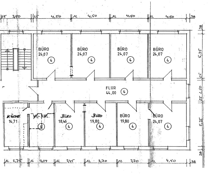 Objekt: Gewerberäume für Büro, Kleingewerbe, Lager in Hildesheim, 250 qm